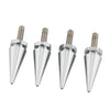 Harley Touring Road Glide 4 x Chrome Spike Windscreen Screw Bolts (1998-2025)