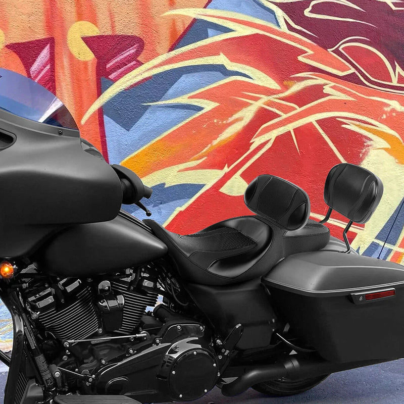 Harley Touring Road King Glide Seat Backrest Pad (2009-2023)