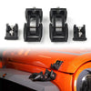 Jeep Wrangler JK 2007-2017 Black Aluminum Hood Lock Latch Catch