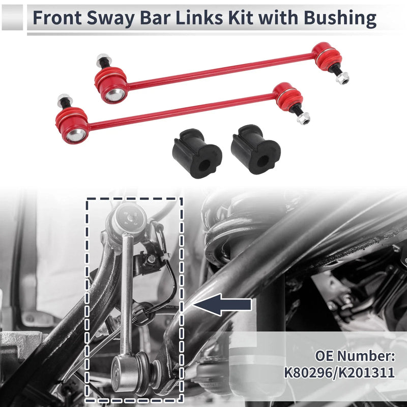 Mercury Mariner Front Stabilizer Bar Links 2 x Bushing (2005–2011)