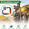 Motorcycle Hand Grips Cover Kit Handlebar Aluminum Alloy Orange