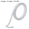 Bike Motorcycle 2 x 314.96" Reflective Tape Sticker Warning White