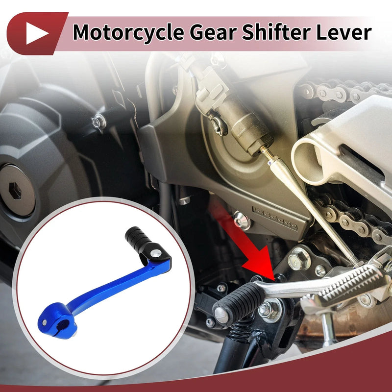 Honda CRF110F (2013-2018) Blue / Black Folding Motorcycle Gear Shifter Lever