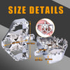 Harley Touring Sportster Softail Dyna Chrome Foot Pegs MX Style