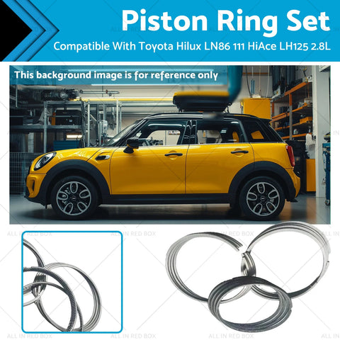 Toyota Hilux HiAce LN86 LN106 LN107 LN110 LN111 LH125 2.8 3 Piston Ring Set (1984-1997)