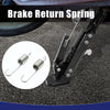 8cm Length Silver Tone Motorcycle Brake Pedal Return Spring 2 x CG125