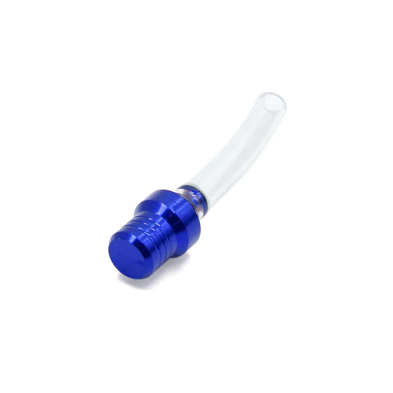 Blue Motocross Motorcycle Fuel Tank Gas Cap Valve Breather Hose One Way
