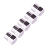 Car & Bike 100Pcs Silver Tire Valve Caps