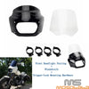 Harley Softail Fat Bob Headlight Fairing + Clear Windshield (2018-2023)