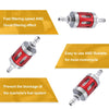 Motorbike ATV Fuel Filters 8mm Inline Gas Fuel Line Filter