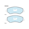 Dodge Nitro 4WD Front Disc Brake Pads Set (2007-2012)
