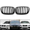 BMW X5 (2000-2006)  Slats Glossy Black Front Upper Bumper Grille
