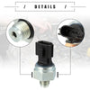 Hyundai (57535-3K000) - Black Silver Tone Engine Oil Pressure Sensor