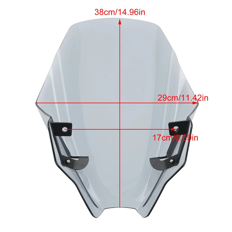 Suzuki GSX-8S Gray Windshield (2023-2024)