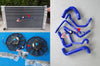 Holden Commodore V8 GEN3 VT VX VU HSV LS1 Radiator & Fans Black Hose (1997-2006)
