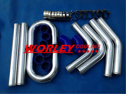 2 x QLD-540x170x50 Aluminum Turbo Intercooler