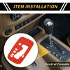 Jeep Wrangler JK Center Console Gear Shift Frame Panel Trim (2007-2018)