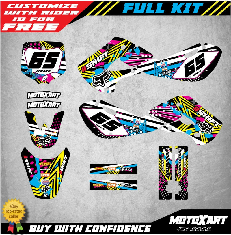 Suzuki RM 65 Decals Custom Graphics Kit