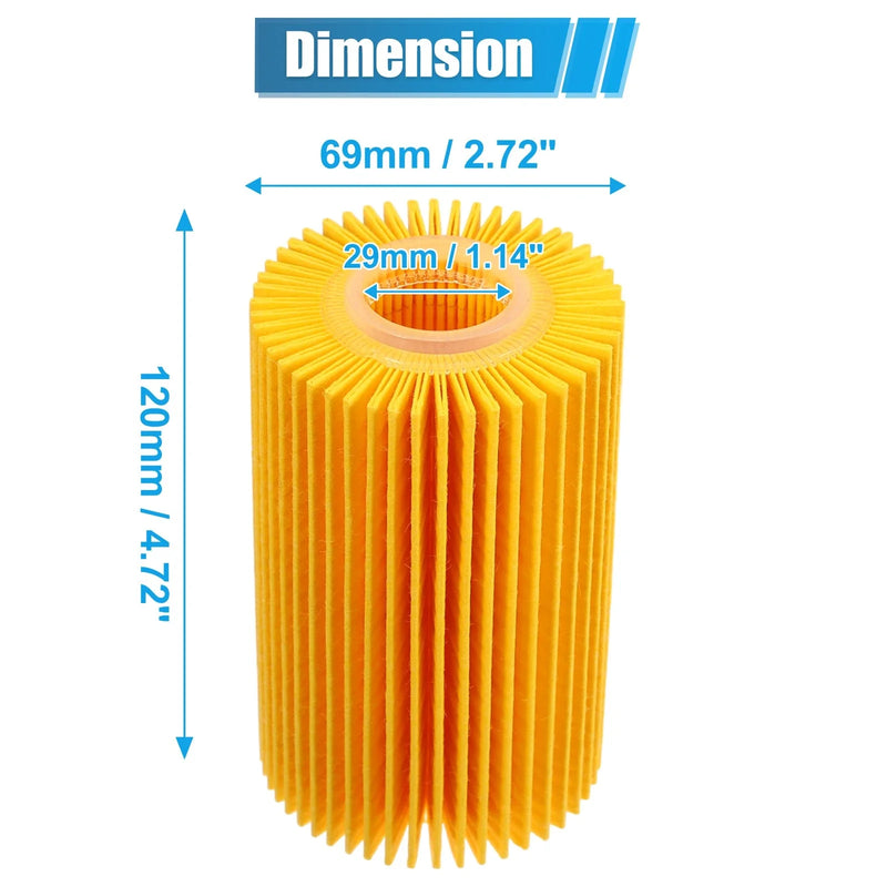 Toyota Sequoia Engine Oil Filter Set (2001-2023)