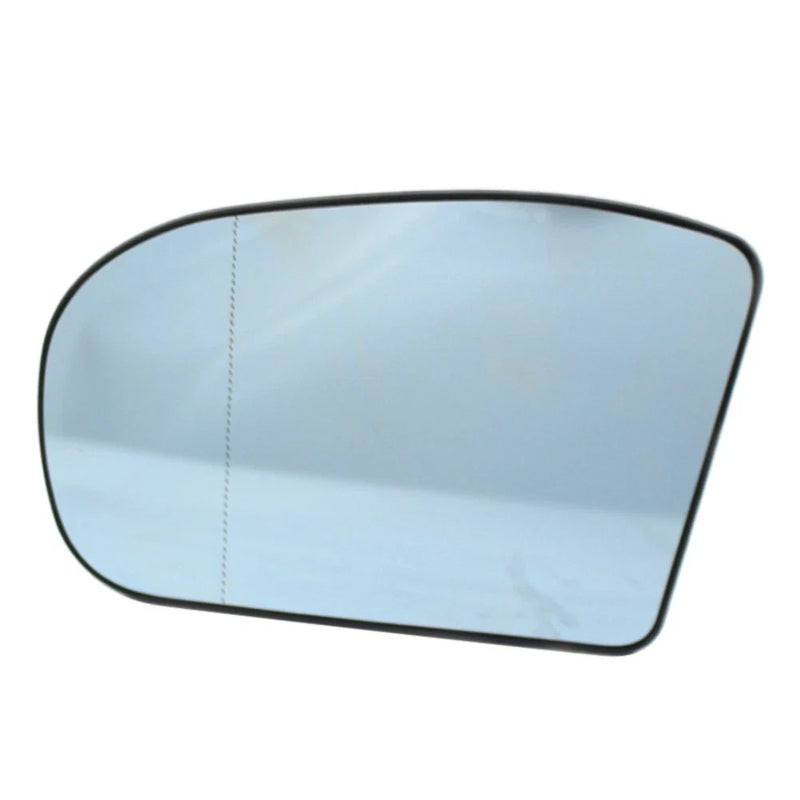 Benz C E Class W203 W211 Heated Blue Wide Angle Door Mirror Glass (2001-2009)