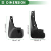 Lexus NX0 / NX300 Mud Flaps Splash Guards Front & Rear (2014-2016)