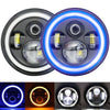 Jeep Wrangler Yamaha Road Star 7" Tri-color LED Front Headlight Light