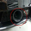 Turbo Front Bumper Car Air Intake Pipe Carbon Fiber Style