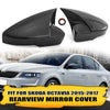 Skoda Octavia 2 x Carbon Fiber Black Rearview Mirror Covers (2015-2017)