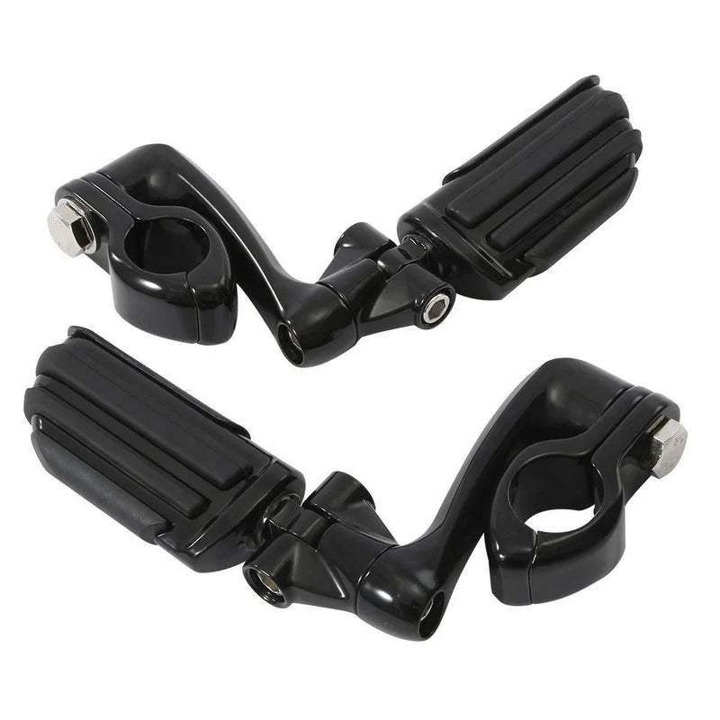 Motorcycle 1 1/4" Engine Guard Highway Adjustable Male Mounting Footpegs