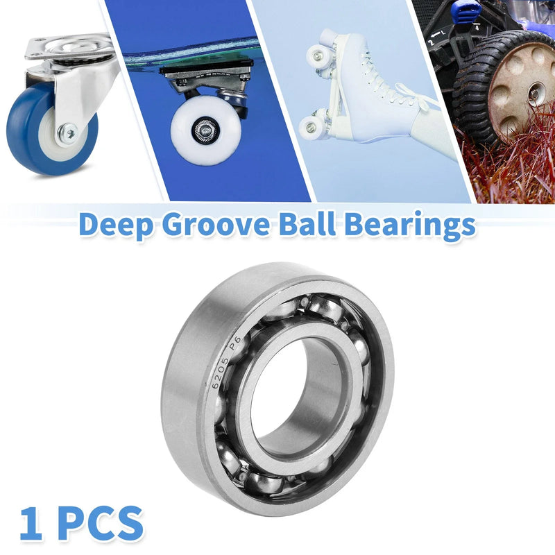 Scooter Skateboard Deep Groove Ball Bearings 25x52x15mm 1 Pc