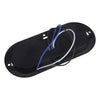 Truck 4pc Oval White Trailer Lights 10 LED Sealed Stop Turn Tail