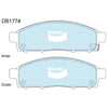 Mitsubishi Challenger 4X4 Front Disc Brake Pad Set (2009 - 2015)