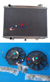 Nissan Navara D22 2.5L YD25 Turbo Diesel Aluminum Radiator & Fans (98-04)