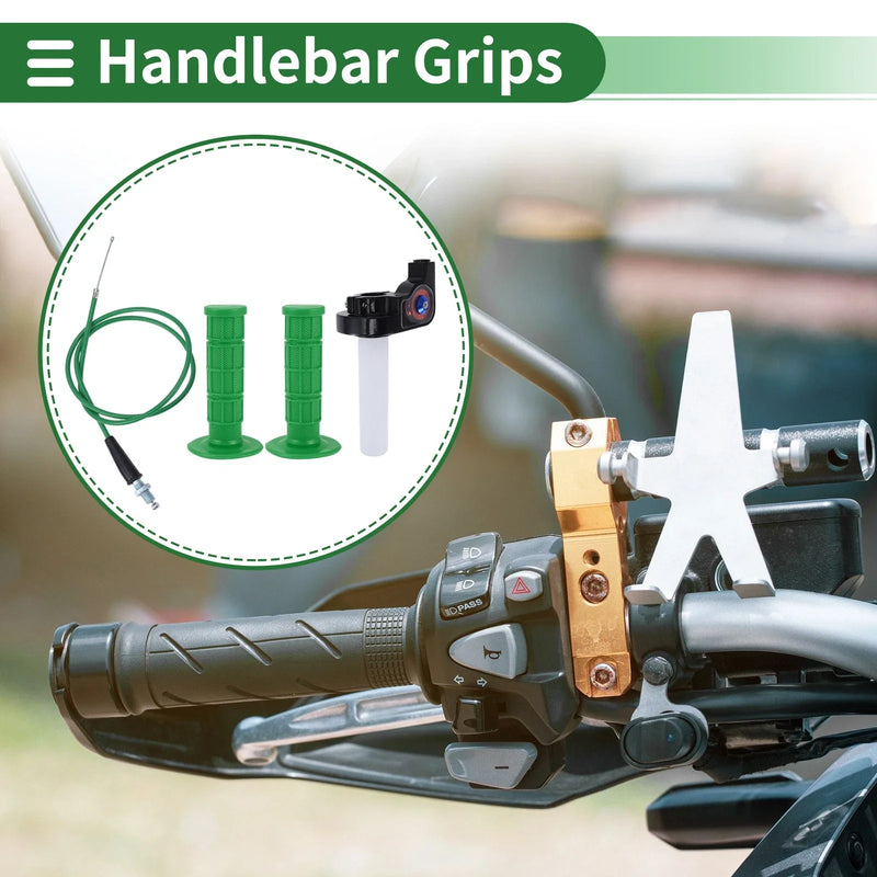 Make Model 7/8" 22mm Motorcycle Hand Grips Covers