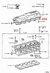 Hilux LN109 LN108 LN107 LN106 3L 2L Rocker Cylinder Head