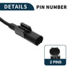 Mercedes-Benz GL320 2 x Rear Side ABS Wheel Speed Sensors (2007-2012)
