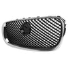 Jaguar XF (2008-2011) Chrome Black Front Bumper Upper Grille