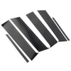 Mitsubishi Lancer Sedan (2008-2017) Black 6 x Door Window Trim Covers
