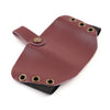 Motorcycle Gear Pedal - Wine Red Leather Shifter Cover Boot
