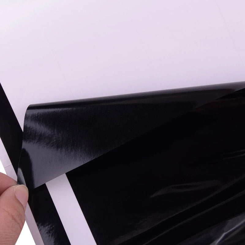 Black Racing Car Side Door Vinyl Stickers