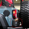 Jeep Wrangler Rear License Plate Mount Bracket w/ LED Light (2007-2015)