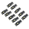 Car 10Pc T10 3SMD LED Wedge Dome Light Bulbs (Various Years)