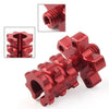 Dirt Bike Red M8 8MM Clutch Brake Lever Cable Adjuster Screw