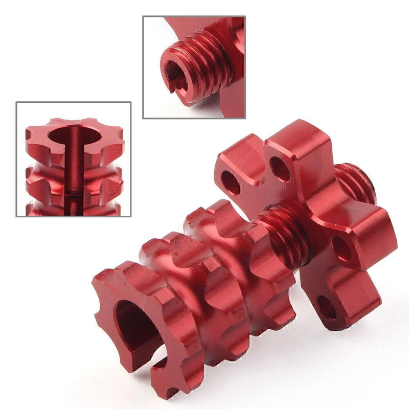 Dirt Bike Red M8 8MM Clutch Brake Lever Cable Adjuster Screw