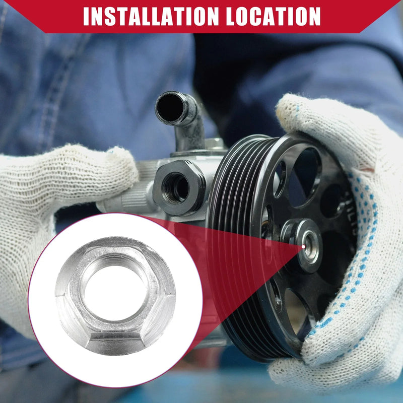 Honda Accord Power Steering Pump Pulley Nut (2003-2007)