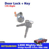 Door Lock Safety Key Set RH Fits Mitsubishi L200 Triton Pickup UTE 1986-96 D08