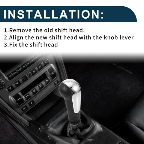 Chevrolet Spark (2011-2016) Chrome 5 Speed Manual Gear Shifter Knob