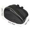 Pair Universal Motorcycle Saddlebag Luggage Bag 1680D Adjustable Buckles Black