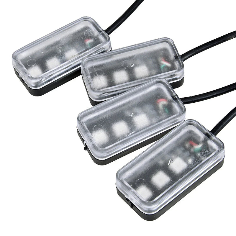 Car 1 RGB USB LED Light Strip Interior Atmosphere Lamp