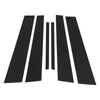 Acura TL Black 6 x Door Pillar Window Trim (2004-2008)